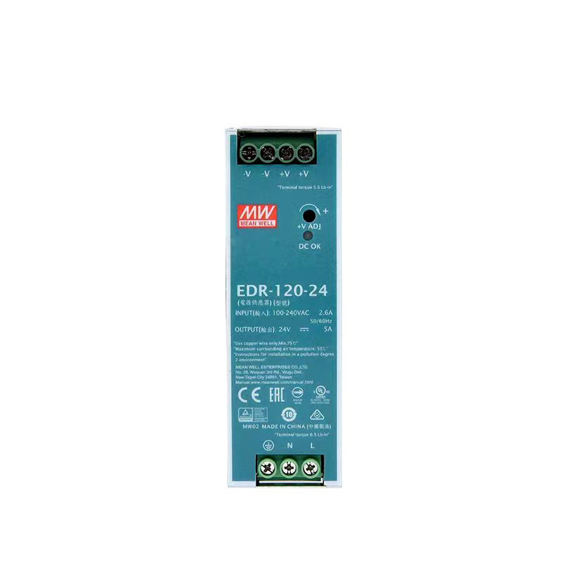 明纬EDR-120-24导轨电源