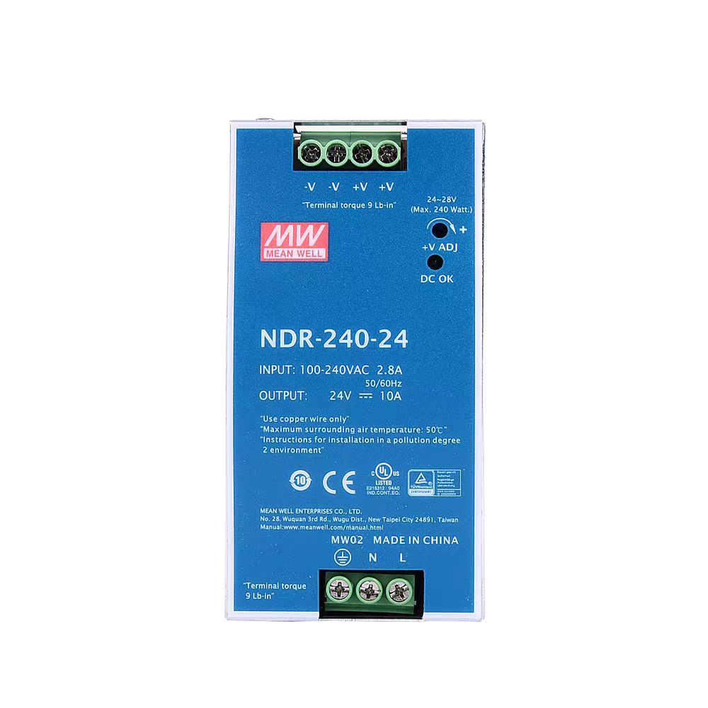 明纬NDR-240-48导轨电源