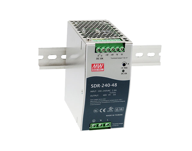 SDR-240系列导轨型PFC电源