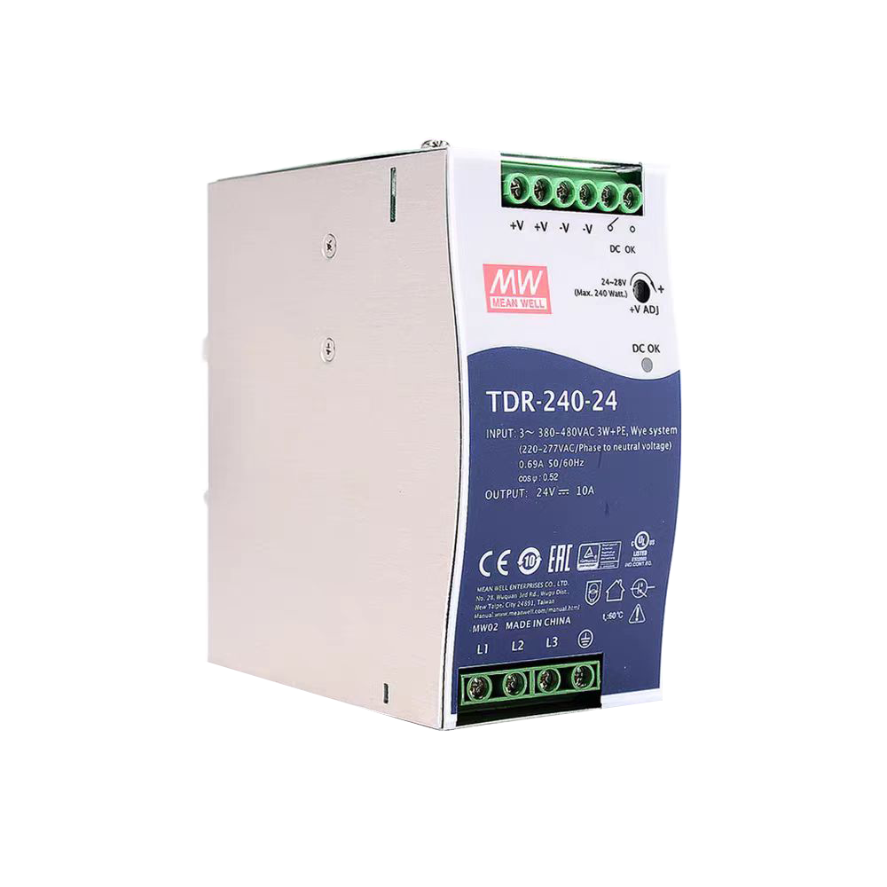 明纬导轨电源TDR-240-24三组输出
