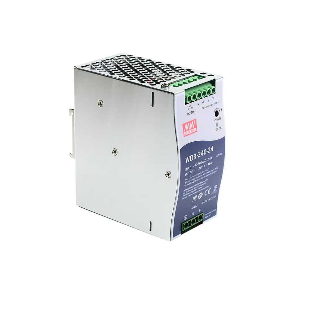 导轨式明纬电源WDR-240-24