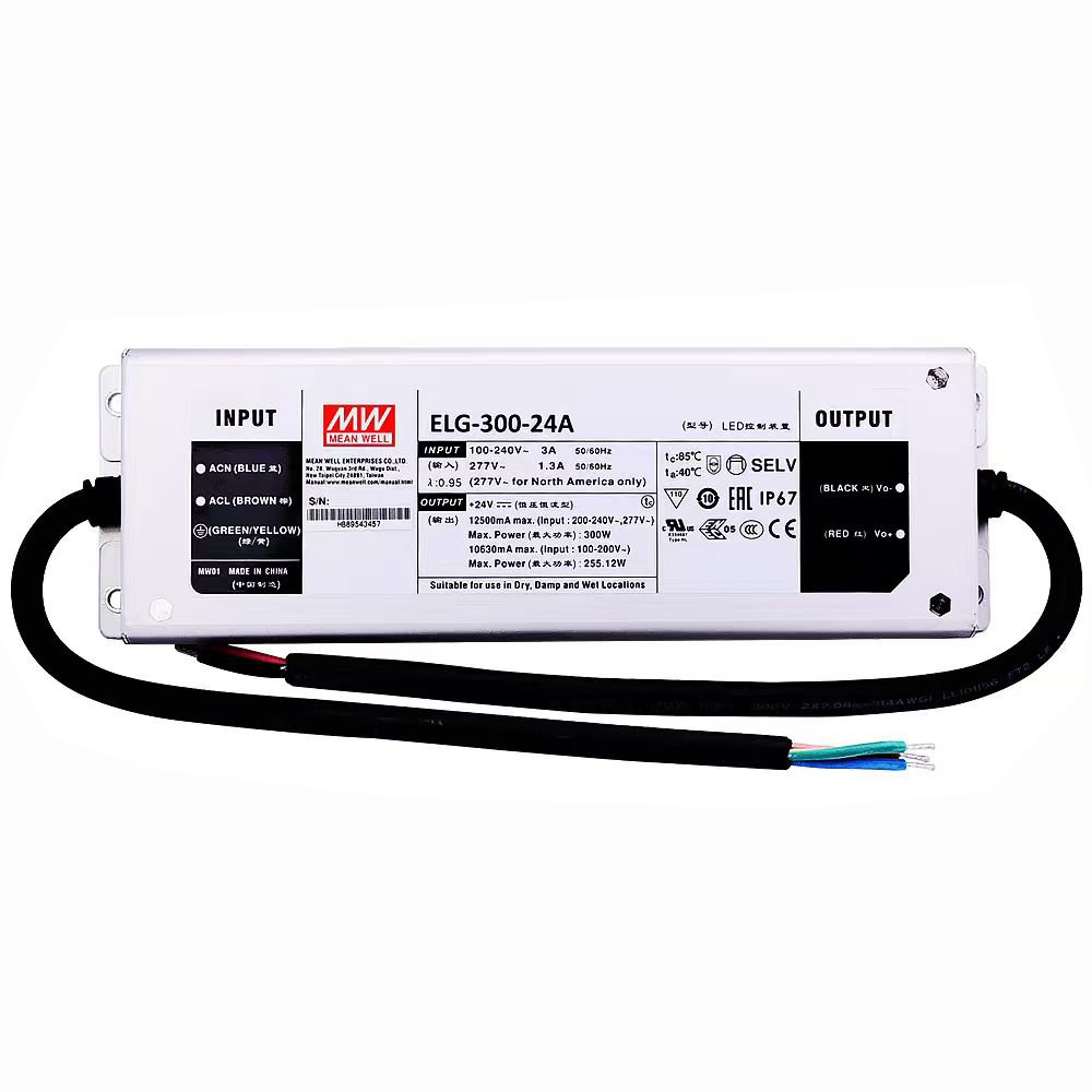 明纬LED驱动器ELG-300系列