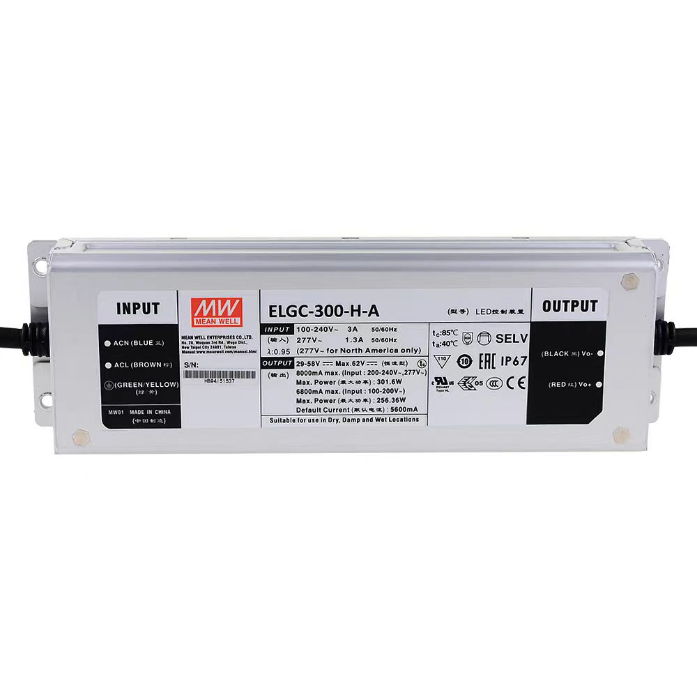 明纬LED驱动器ELGC-300系列