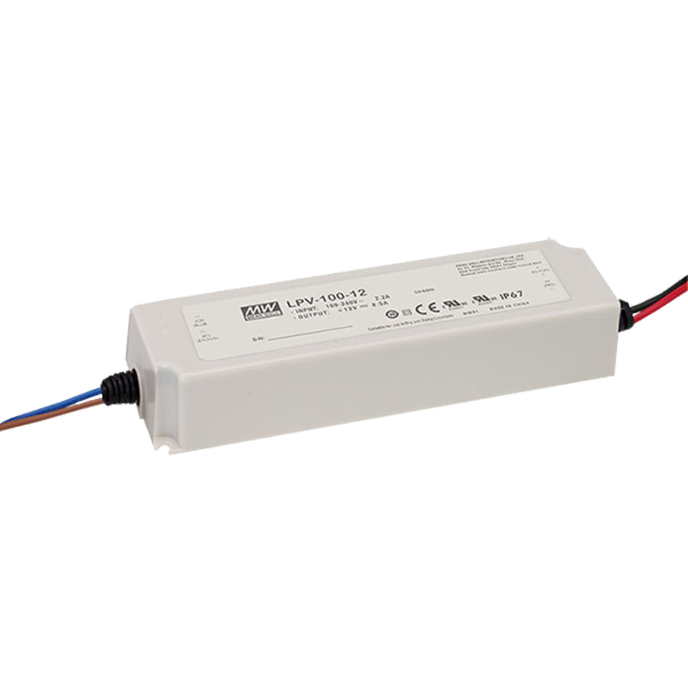 明纬LPV-100系列100W单组输出开关电源