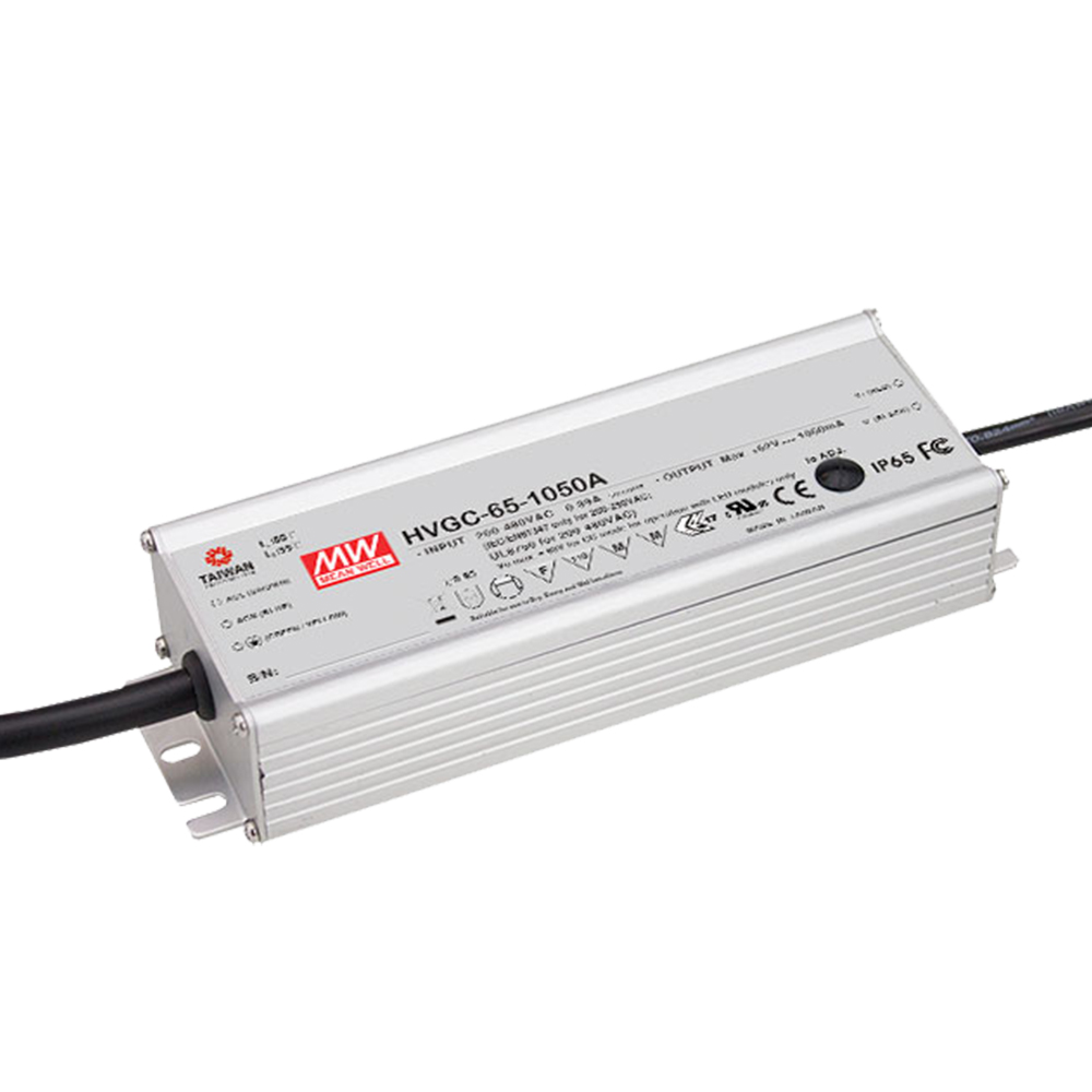 明纬HVGC-65系列65W恒流型LED驱动器