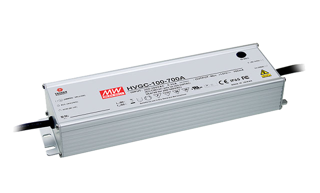 明纬HVGC-100系列100W恒流型LED驱动器