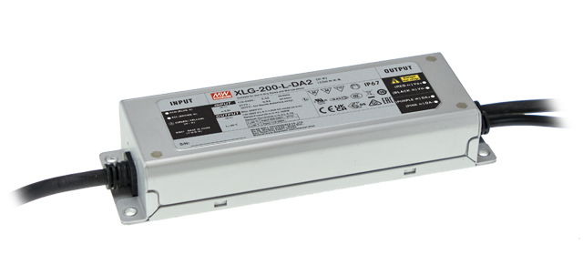 明纬XLG-200-DA2系列200W恒功率LED驱动器