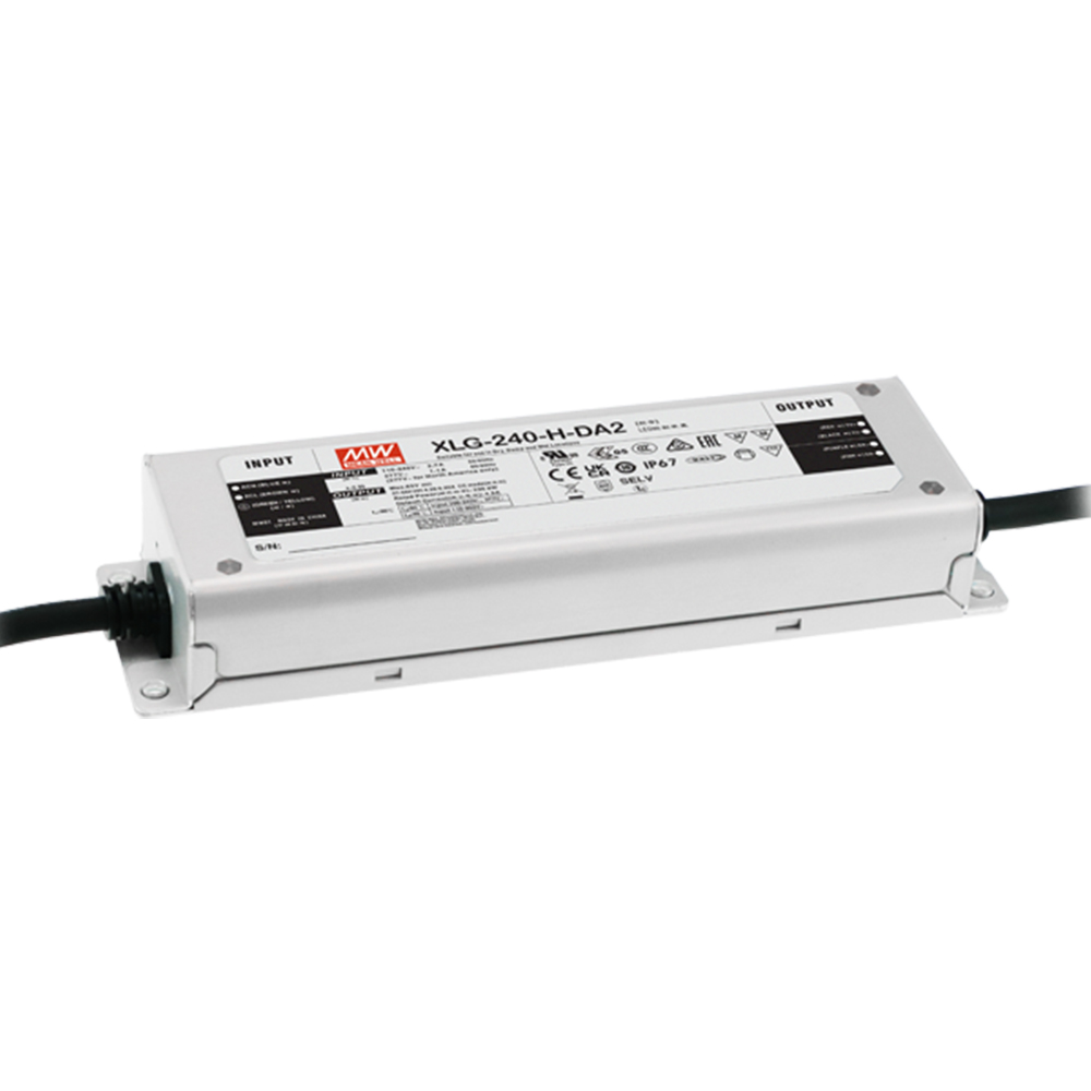 明纬XLG-240-DA2系列240W恒功率LED驱动器