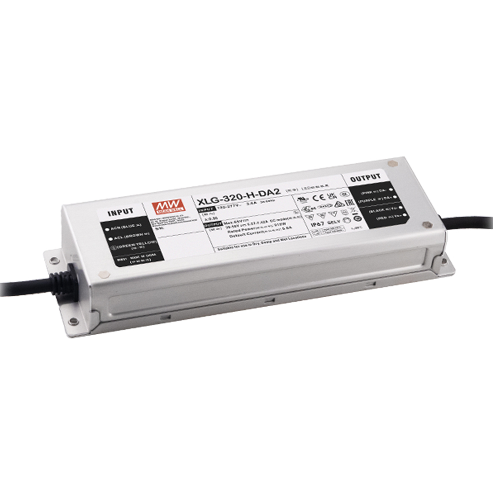 明纬XLG-320-DA2系列320W恒功率LED驱动器