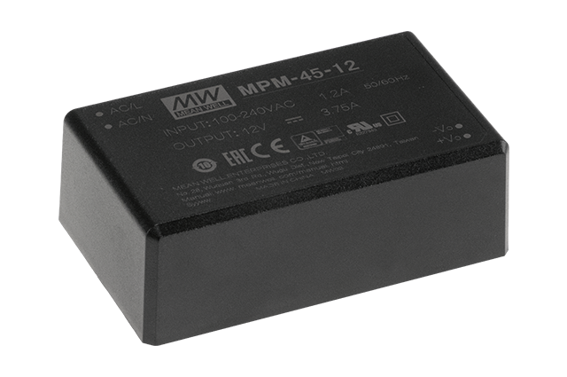 台湾明纬MPM-45系列PCB安装电源模块