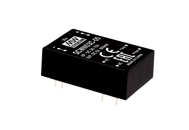 明纬电源SCWN03系列单组DCWN03系列双组3W DIP封装DC-DC稳压转换器
