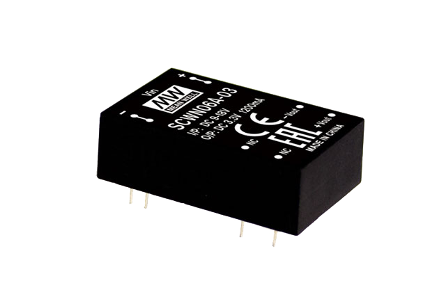 明纬电源SCWN06系列单组DCWN06系列双组6W DIP封装DC-DC稳压转换器