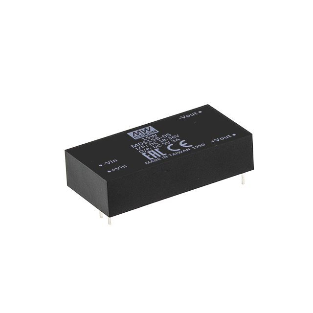 明纬电源MDS15系列15W 封装DC-DC医疗级转换器