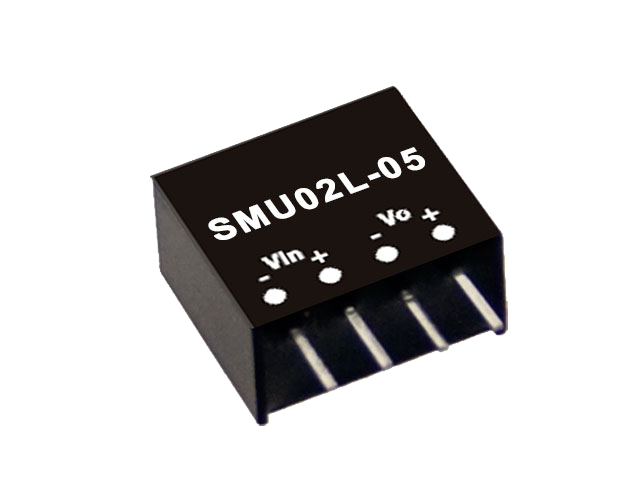 明纬电源SMU02系列2W DC-DC不稳压单组输出转换器