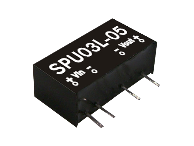 明纬电源SPU03系列3W DC-DC不稳压单组输出转换器