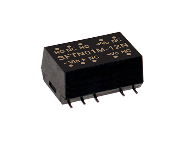明纬电源SFTN01-N系列1W SMD封装DC-DC非稳压转换器