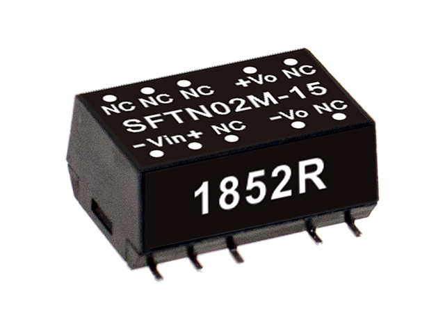 明纬电源SFTN02系列2W SMD封装DC-DC非稳压转换器